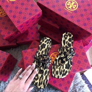 tory burch miller natural leopard